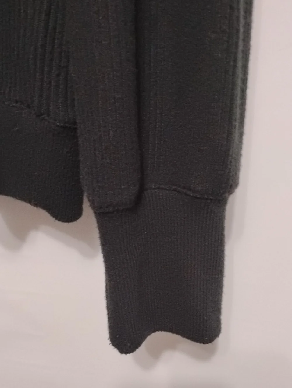 J.CREW Women's M HeatherGray/Black Ribbed Turtleneck Sweaters‎